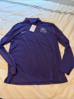Nike TCU Horned Frogs Purple Quarter-Zip Pullover
